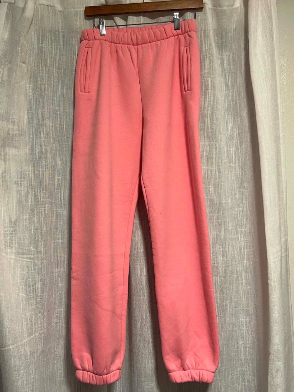Tic Toc Soft Comfy Fleece Joggers Bubblegum Pink Size M